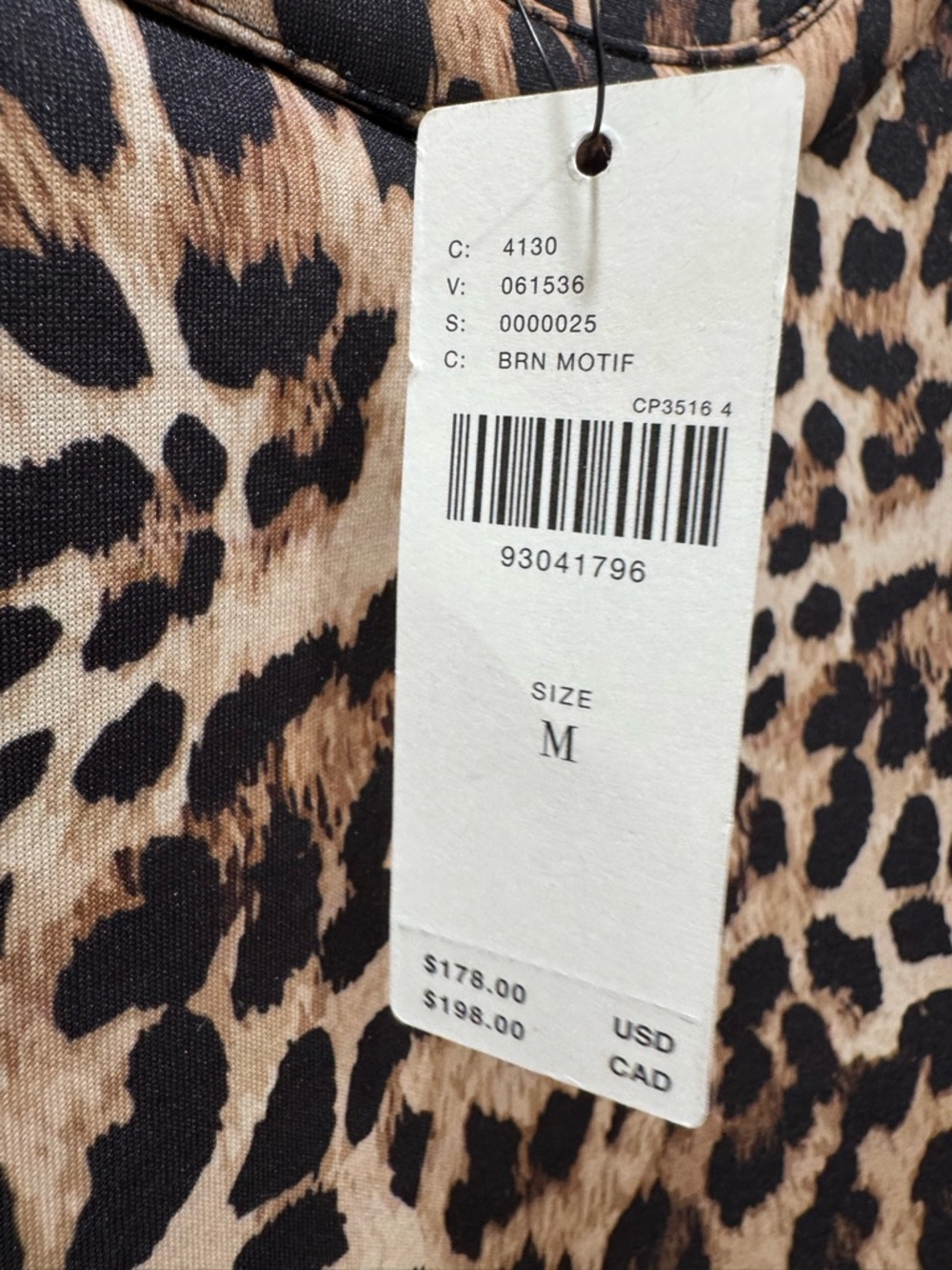 NWT Anthropologie Dhruv Kapoor Leopard Mini Dress Women's Medium Cocktail - Picture 9 of 16